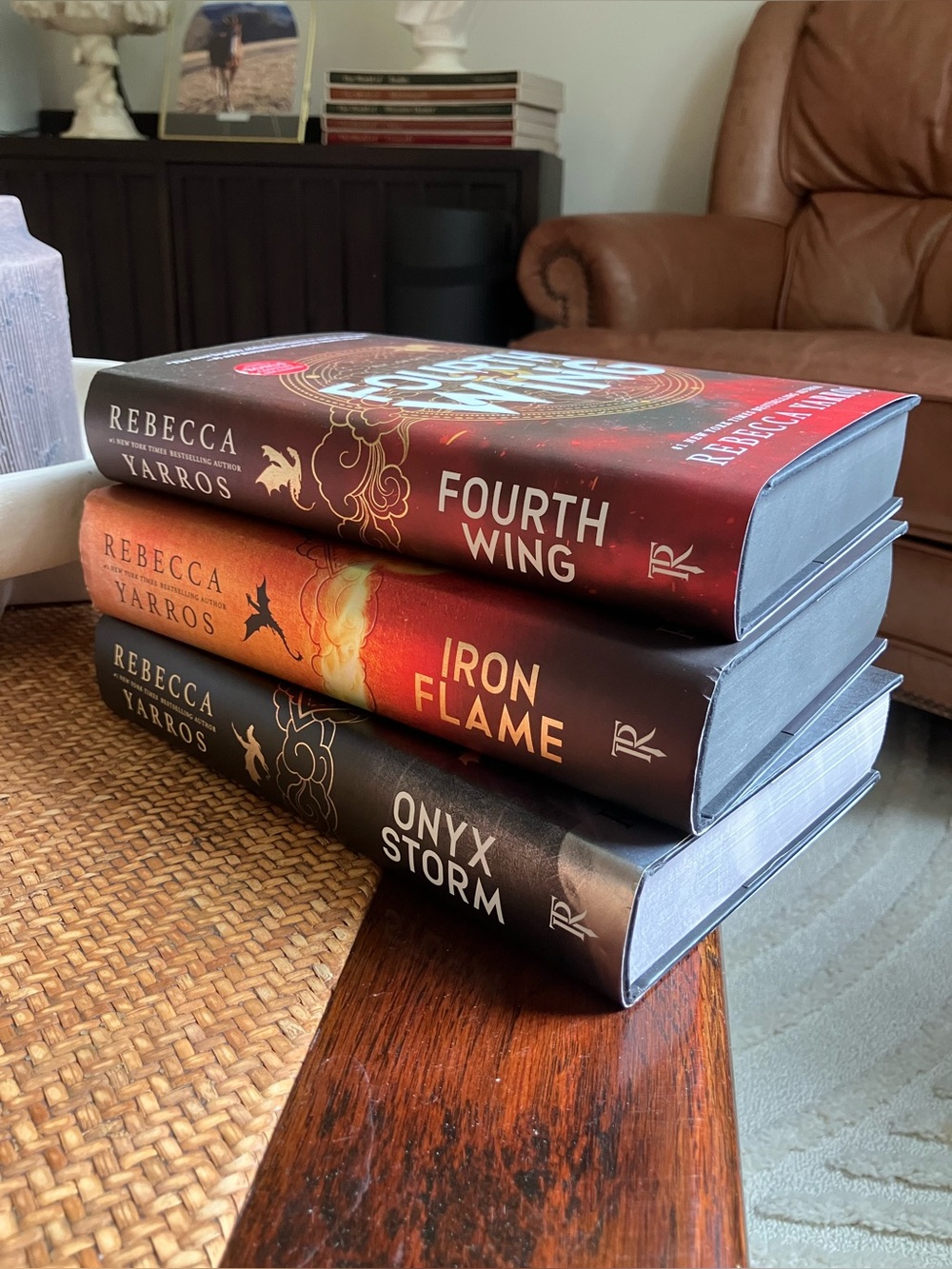 Fourth Wing Special Holiday Edition, Iron Flame & Onyx Storm Hardcover Book Set